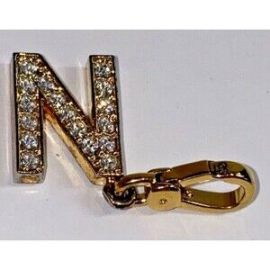 Vintage JUICY COUTURE Initial "N" jewelry authentic rare she women charm